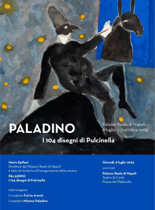 Paladino, i 104 disegni di Pulcinella